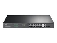 TP-Link 18-Port Gigabit Switch – 16 PoE+ Anschlüsse, Rackmontage