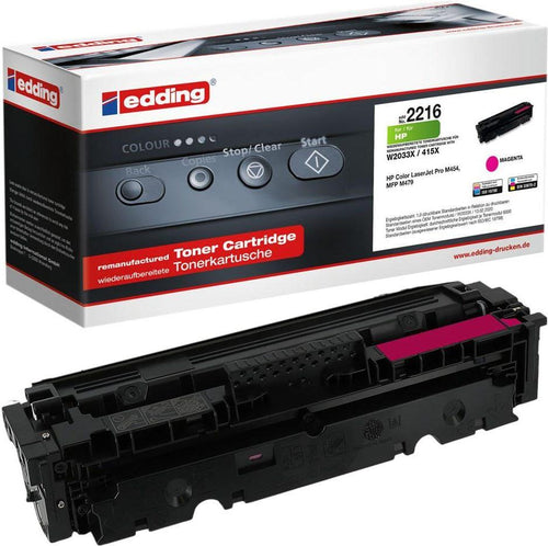 EDDING Magenta Toner – Ersatz für HP 415X, hohe Reichweite
