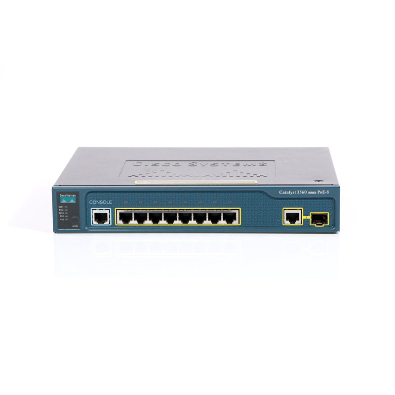 Cisco Catalyst 3560 Switch – 8 Ports, Power over Ethernet