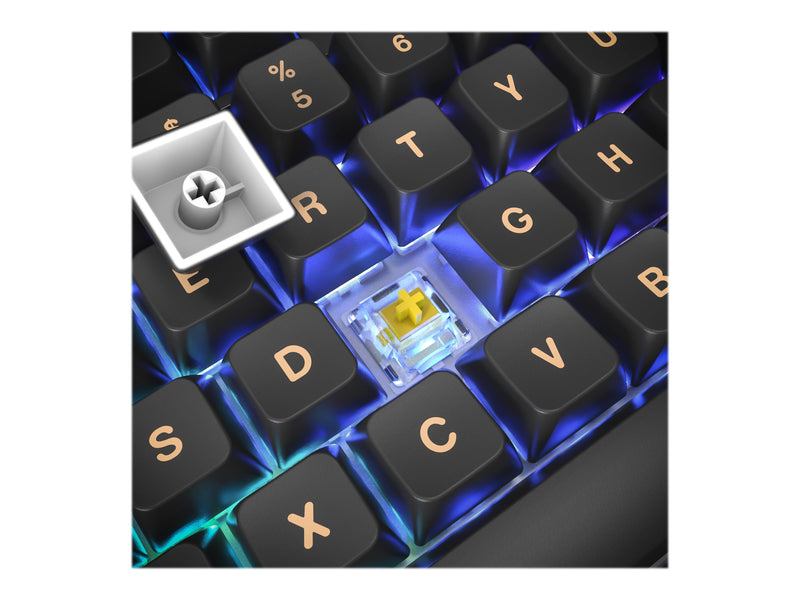 MONTECH Gaming-Tastatur – RGB-Beleuchtung, USB-C Anschluss