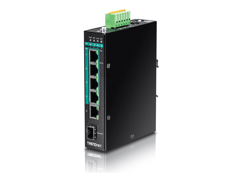 Trendnet 5-Port PoE+ Switch – Für robuste Industrieumgebungen