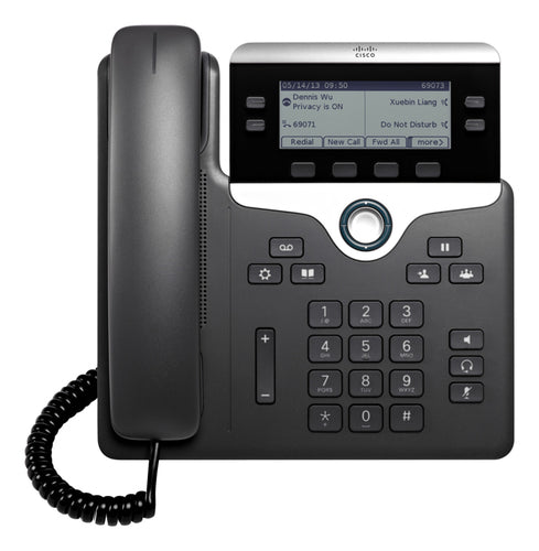 Cisco VoIP-Telefon 7841 – HD-Sprachqualität, höhenverstellbar