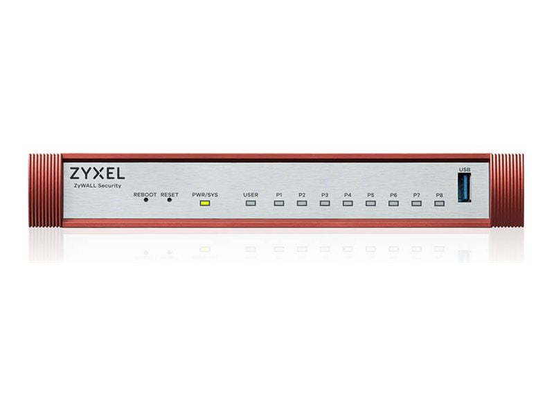 Zyxel Firewall – Sicherheit für Ihr Netzwerk, 8 Anschlüsse