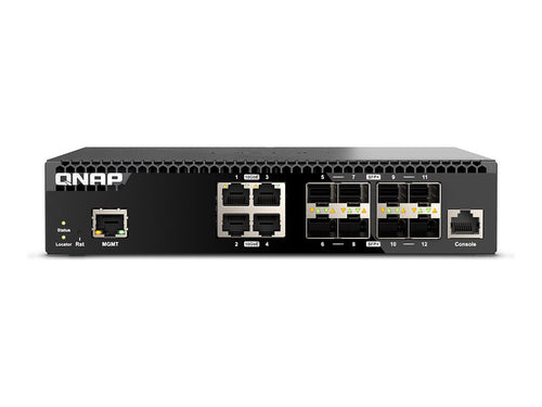 QNAP Management Switch – 12 Anschlüsse, 10 Gigabit Ethernet