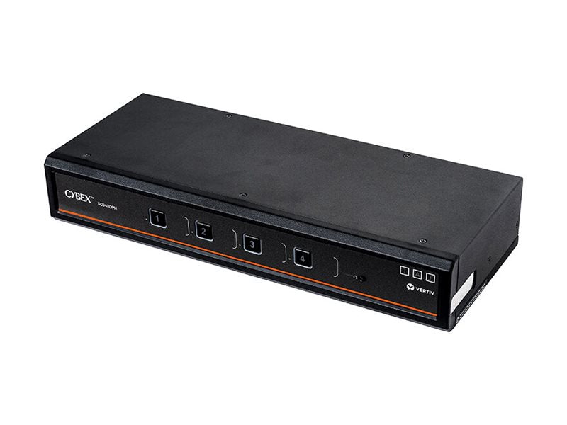 Vertiv KVM-Switch – 4 Ports, sicheres Arbeiten mit Dual Display