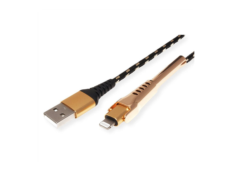 ROLINE Gold Lightning-Kabel – 1 m, robust und langlebig