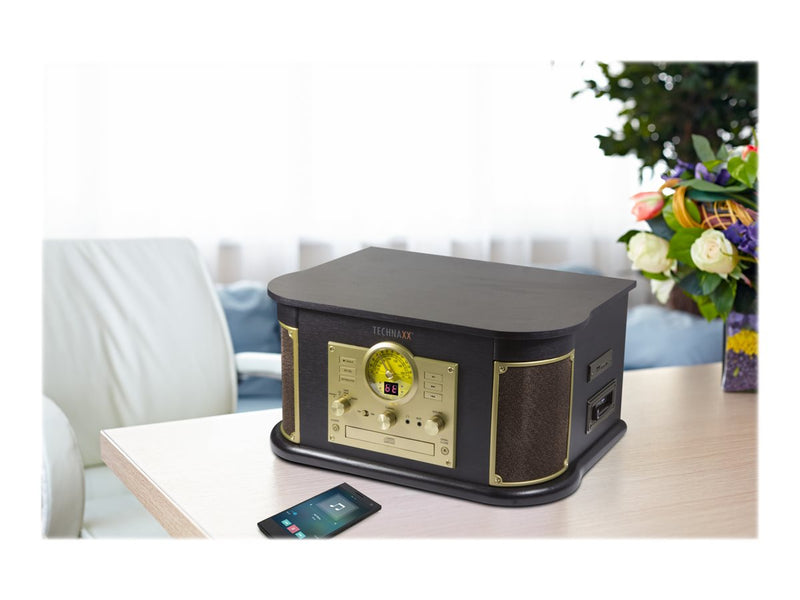 TECHNAXX Audiosystem – CD-Player, Plattenspieler, Bluetooth