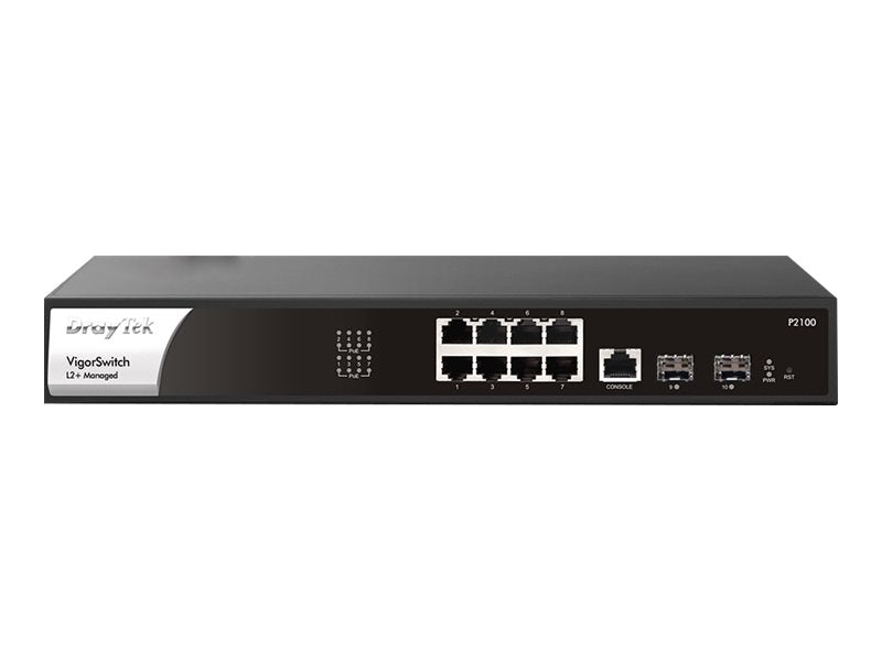 Draytek VigorSwitch – 10-Port Gigabit-Switch mit PoE