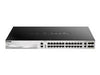 D-Link 30-Port Netzwerk-Switch – Gigabit, stapelbar