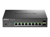 D-Link Netzwerk-Switch – 10 Anschlüsse, PoE++ Unterstützung