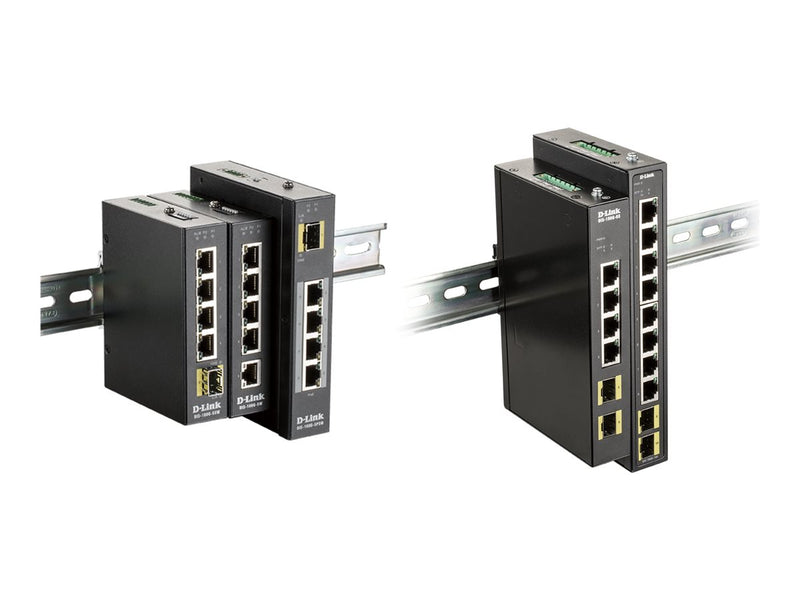 D-Link 4-Port Gigabit Switch – Robuster Netzwerkschalter für Industrie