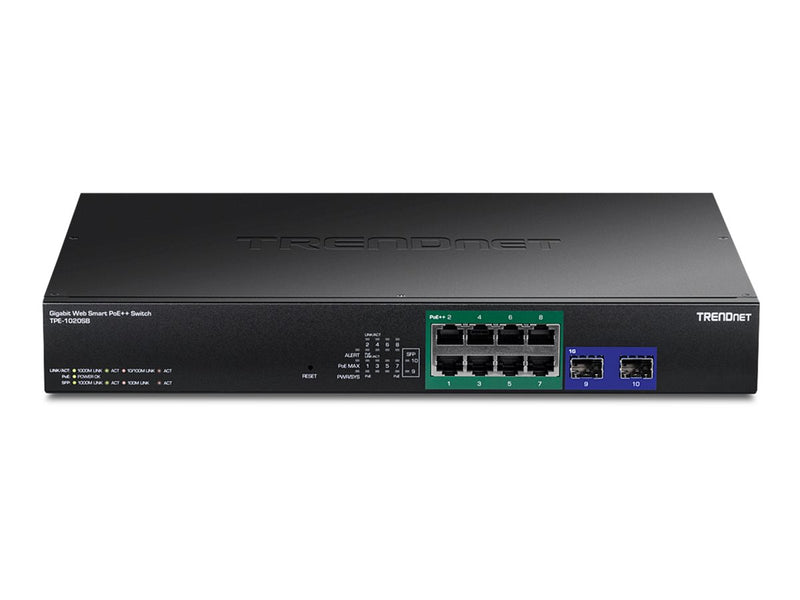 Trendnet 10-Port Gigabit Switch – PoE++ für einfache Netzwerke