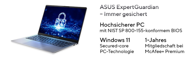 ASUS ExpertBook 14" Laptop – Core Ultra 5, 16 GB RAM
