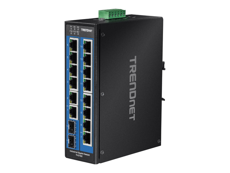 Trendnet Industrie-Switch – 16 Ports, robustes Design