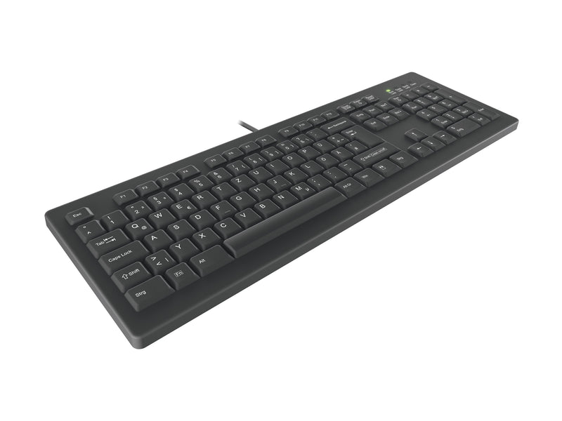 Contour Tastatur – hygienisches Design, spritzwassergeschützt