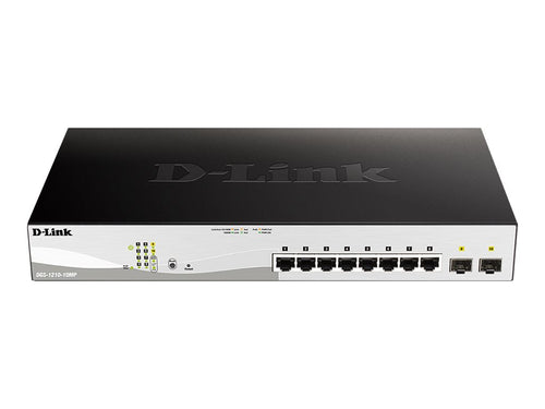 D-Link 10-Port Gigabit Switch – Smart, PoE+ Unterstützung