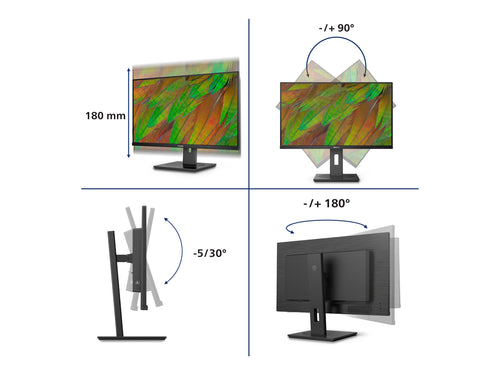 Philips 32" LED-Monitor – 4K UHD, Lautsprecher integriert