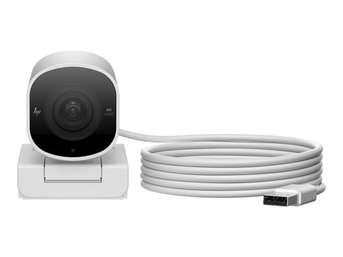 HP 4K Streaming Webcam – KI-optimierte Bildqualität, USB-Anschluss