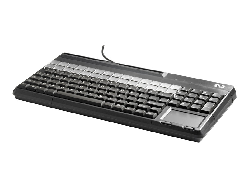 HP POS USB-Tastatur – mit Magnetstreifenleser für Einzelhandelssysteme
