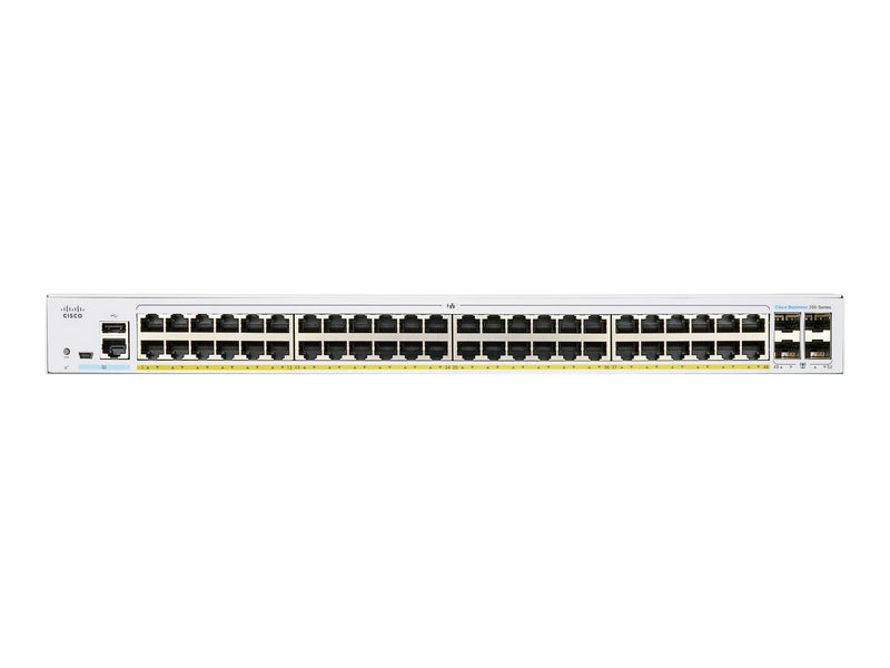 Cisco Managed Switch – 48 Anschlüsse, PoE für kleine Unternehmen