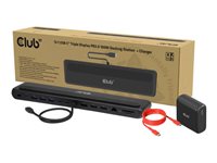 CLUB3D USB-C Dockingstation – 12 Anschlüsse, 8K Video