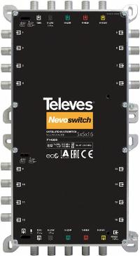 Televes Multischalter – 5 Eingänge, 12 Ausgänge für Satelliten-TV