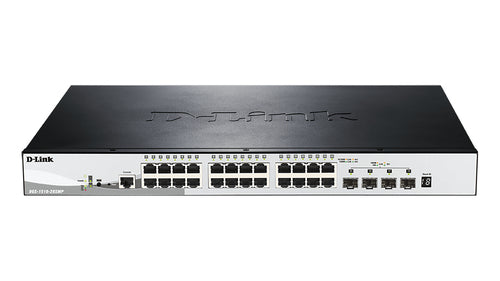 D-Link 28-Port Switch – Smart Managed, PoE+, Gigabit