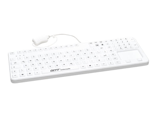 GETT USB Silikon-Tastatur – wasserdicht, desinfizierbar