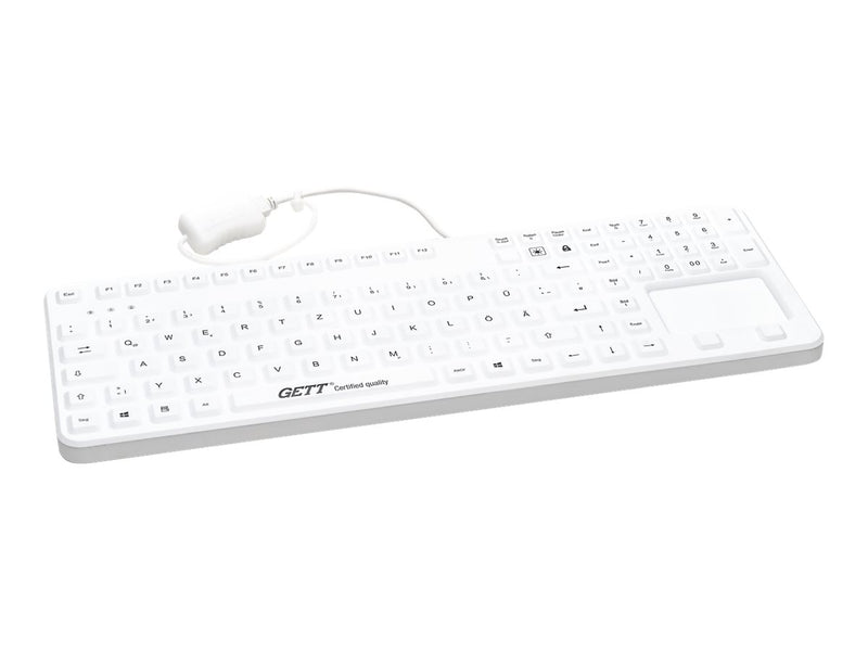 GETT USB Silikon-Tastatur – wasserdicht, desinfizierbar