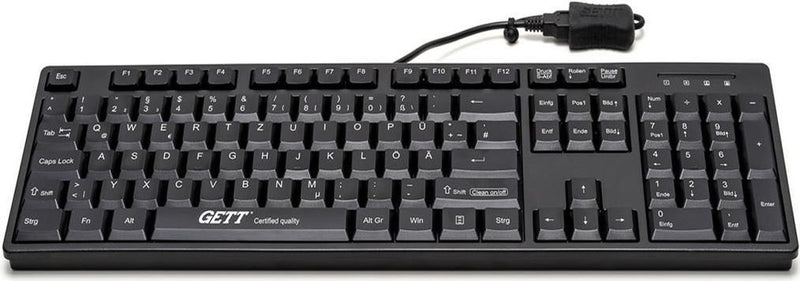 GETT USB-Tastatur – Wasserdicht, antimikrobiell
