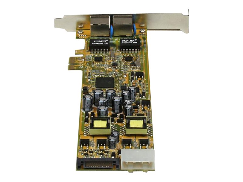 StarTech Dual-Port Netzwerkkarte – Gigabit Ethernet, PoE-Unterstützung