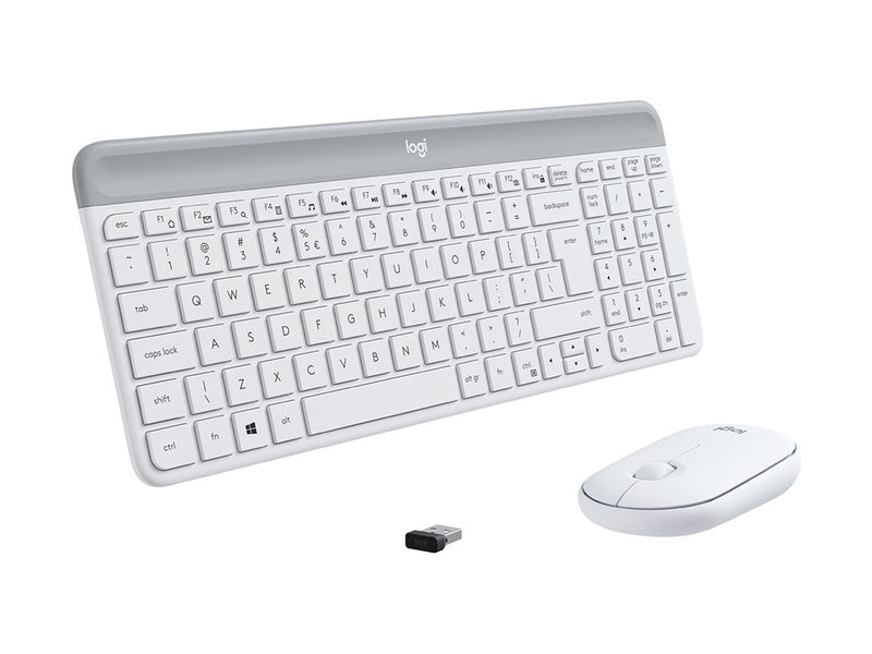 Logitech Kabelloses Tastatur-Maus-Set – Schlankes Design, 10m Reichweite