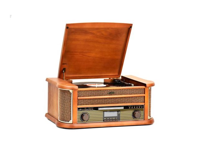 Ultramedia Stereoanlage – Musik von Vinyl, CD, Kassette & Bluetooth