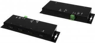 EXSYS USB-Hub – 4 Ports, robustes Metallgehäuse