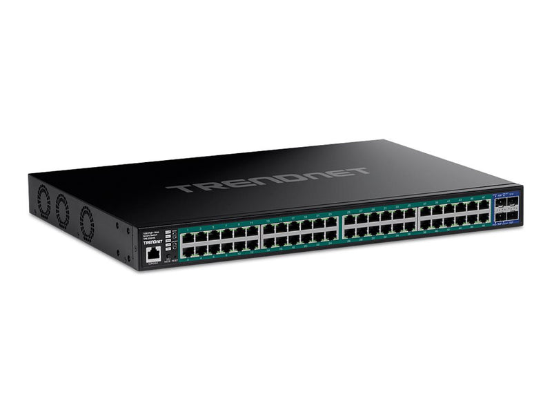 Trendnet 52-Port PoE+ Switch – Gigabit, 10G SFP+ für große Netzwerke