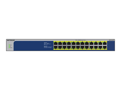 Netgear 24-Port Gigabit Switch – Unmanaged, PoE+ für einfache Netzwerke