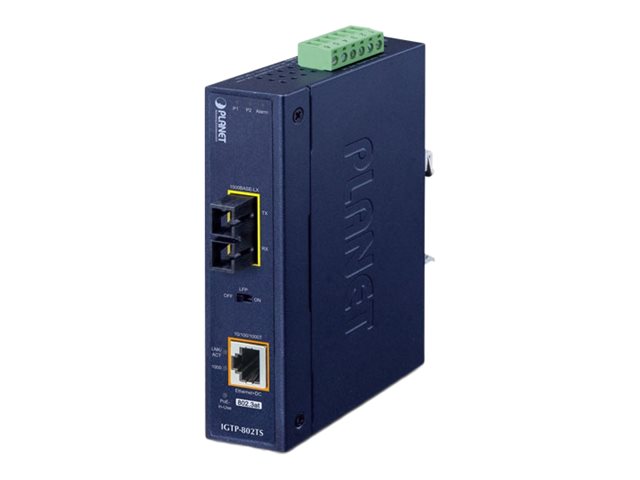 PLANET Medienkonverter – 20 km Reichweite, Glasfaser zu Ethernet