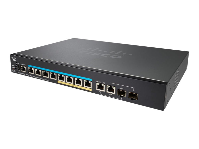 Cisco Netzwerk-Switch – 8 Ports, Rack-montierbar, PoE+