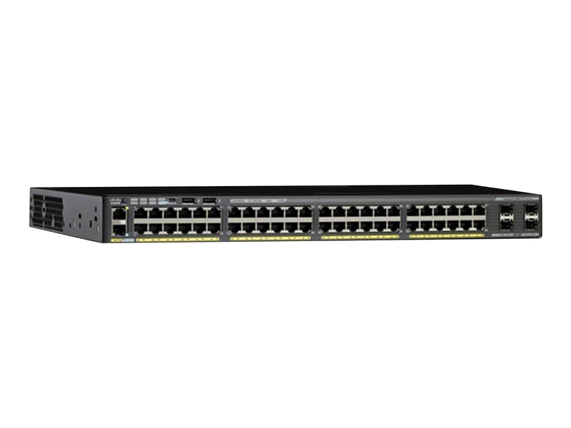 Cisco Netzwerk-Switch – 48 Anschlüsse, stapelbar