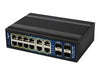 Allnet 12-Port Gigabit Switch – PoE+, lüfterlos, flexibel montierbar