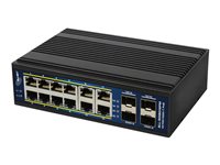 Allnet 12-Port Gigabit Switch – PoE+, lüfterlos, flexibel montierbar