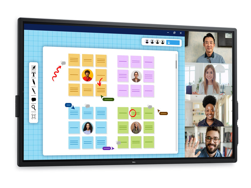 Dell 75" 4K Touch-Monitor – Interaktiv und lebendige Bilder