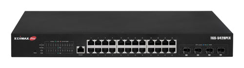 Edimax Netzwerk-Switch – 28 Anschlüsse, schnelles PoE++