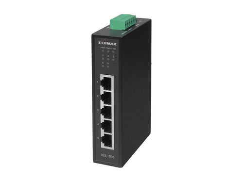 Edimax 5-Port Netzwerk-Switch – Gigabit, robustes Metallgehäuse