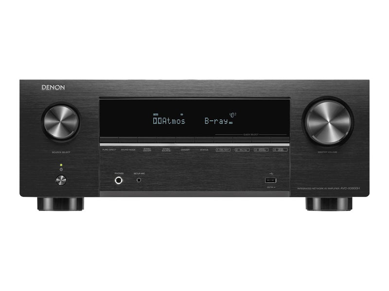 Denon AV-Receiver – 8K-Video, Dolby Atmos, kabelloses Streaming