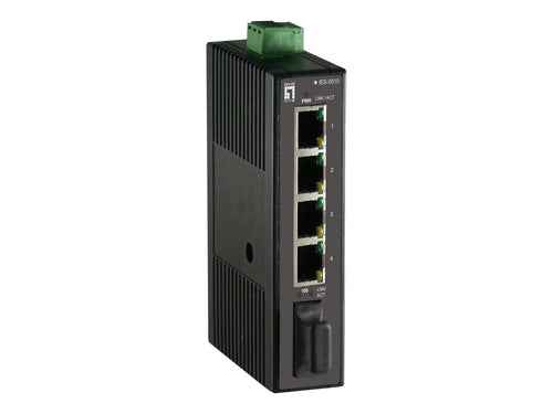 LevelOne Netzwerkswitch – 4 Anschlüsse, einfache Montage