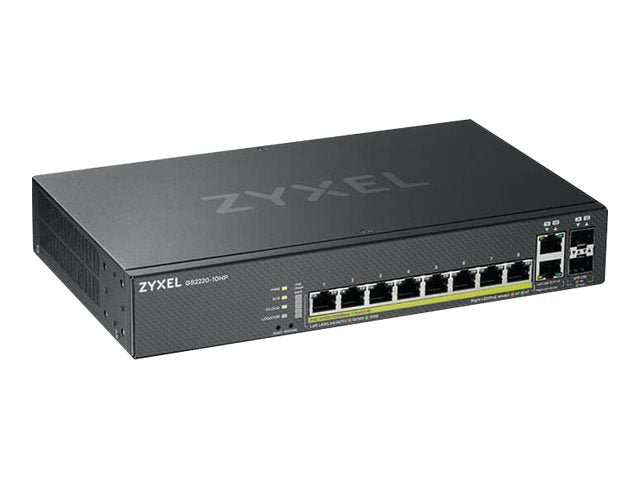 Zyxel Netzwerk-Switch – 8 Anschlüsse, PoE+, Cloud-Management