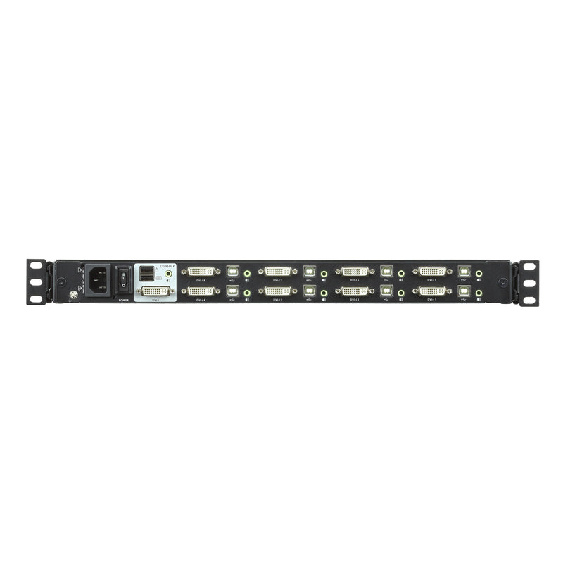 ATEN KVM-Switch-Konsole – 17,3" Display, 8 Anschlüsse