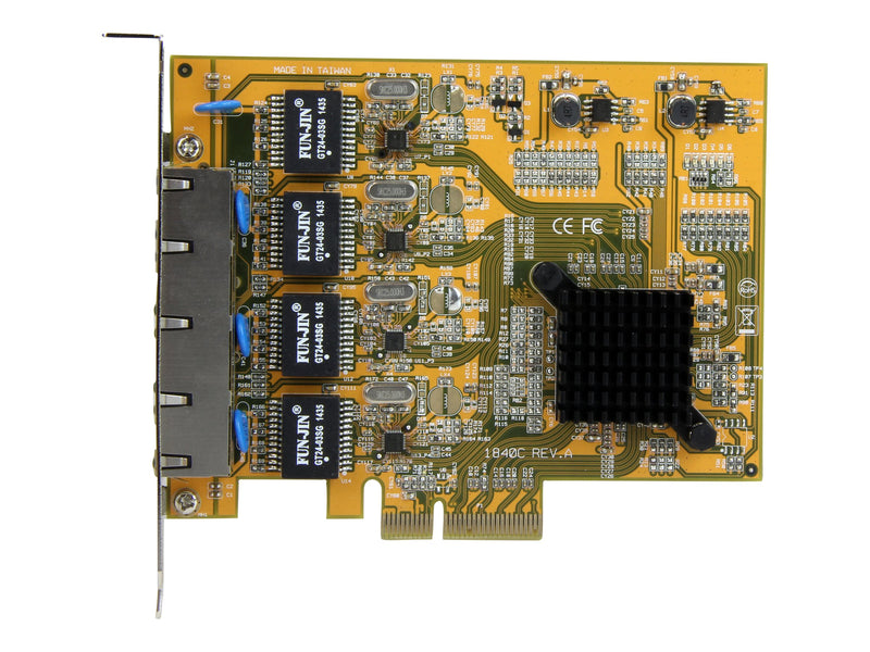 Startech.com Netzwerkkarte – 4 Gigabit-Anschlüsse, PCI Express