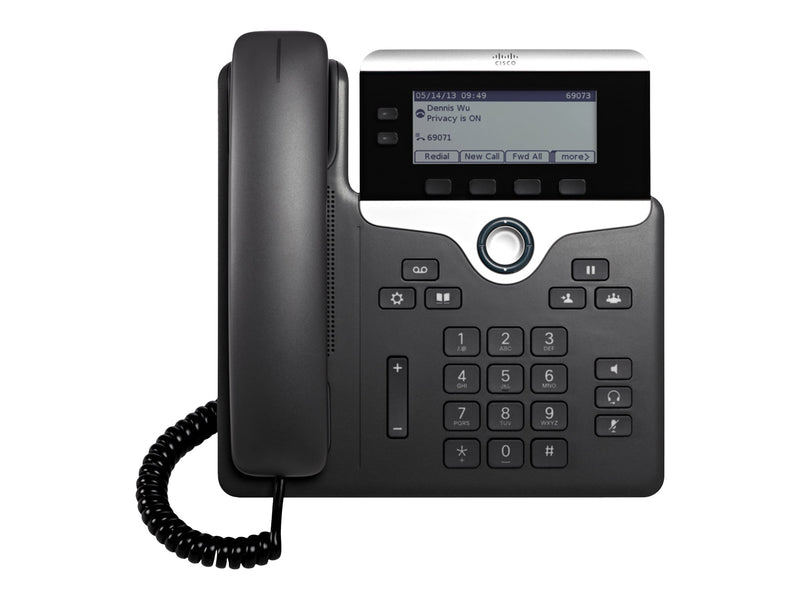 Cisco VoIP-Telefon 7821 – HD-Sprachqualität, höhenverstellbar